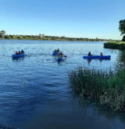 we love canoeing on the Clarence River which we over look with the scout hall