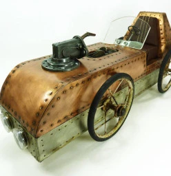 "Sassy Chasis" - Sculpture made from found objects