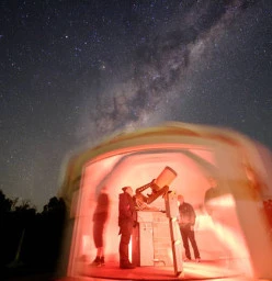 Our M14 Dome under the galactic arm