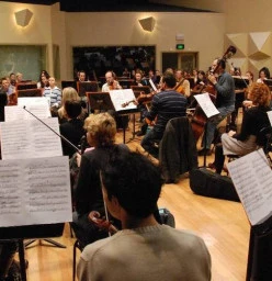 Sydney Lyric Orchestra in rehearsal for the Paris Opera Ballet