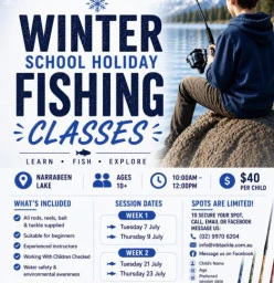School Holiday Fishing Classes