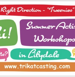 NEW "TWEENIES" SUMMER ACTING CLASSES LILYDALE