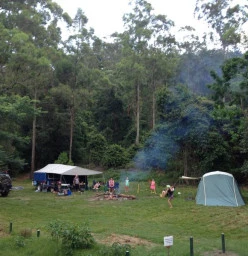 Campsite at Scenic Rim Adventure Park