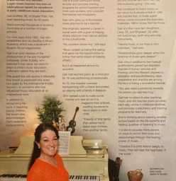 Logan City Magazine article