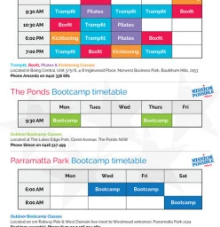 Full Timetable