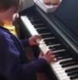 Josh playing Greensleeves at home.
