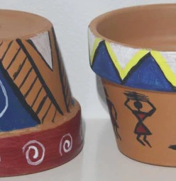 Pot painting