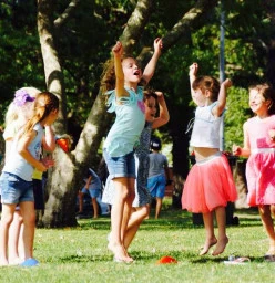 Birthday party fun.