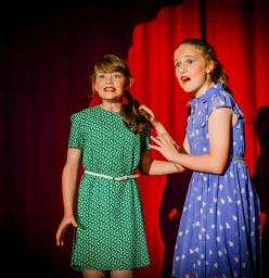 Acting out a scene