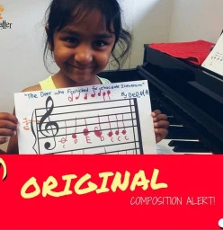 Deetya stoked to compose an original song!