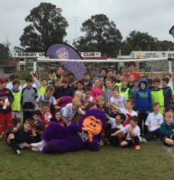Perth Glory Soccer School held at Bunbury United Juky 2016