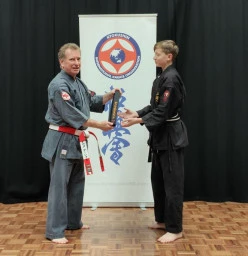 Black Belt presentation for Okinawan Kobudo