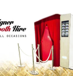 white photo booth