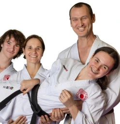 Co-founders Martin & Sandra Phillips with their kids