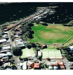 Aerial view of Birchgrove Courts on the Harbour
