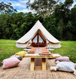 Our Glamping tent party with an add-on picnic set is fantastic for tweens who want to have a chill time