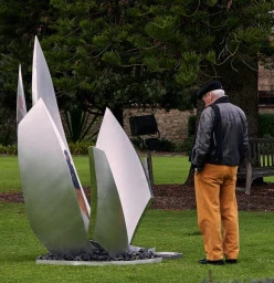 Artwork in the 2018 Governor's Sculptural Garden