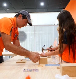 Learn woodworking skills in a fun and safe environment