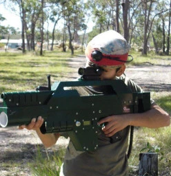 Boy with an LMG