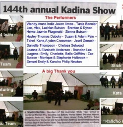 White Tiger Perfoming at the Kadina Show