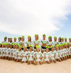 Group photo of all Competitive Athletes at the AASCF National Championships at the Gold Coast