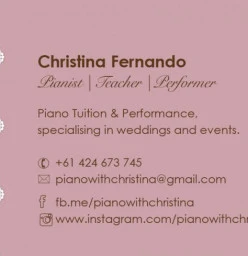 Piano with Christina Mawson Lakes 1