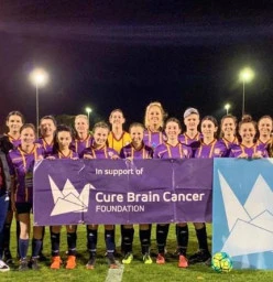 Senior Womens Team supporting their 2020 Charity - Cure Brain Cancer