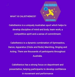 Calibirds Birdwood Calisthenics Birdwood 1