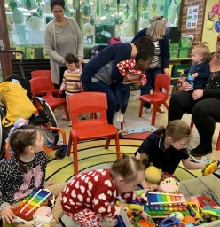 Morning routines full of fun, laughter, singing and invaluable social interactions.