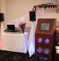Our DJ setup and Jukebox