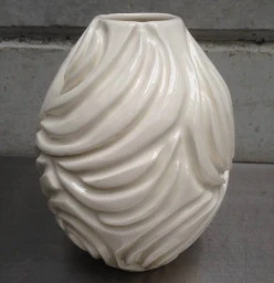 Porcelain Coral Vase