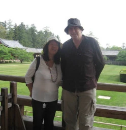 Me and my husband in japan