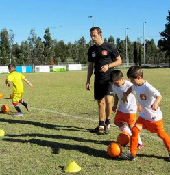 ITC Football training session