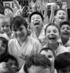 Karate kids are happy kids
