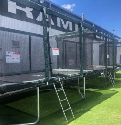 GeeTramp rectangle trampolines of all sizes and varying bounce options