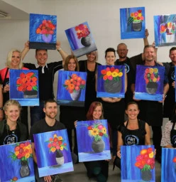 Paint and Sip Social Evening