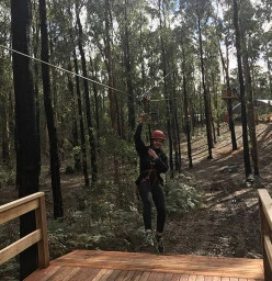 Zip line fun!