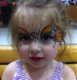 Gorgeous Adelaide with some great face painting from The Face Paint Shop