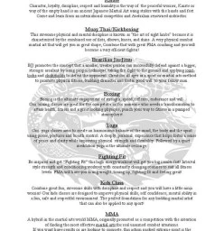 Class Descriptions