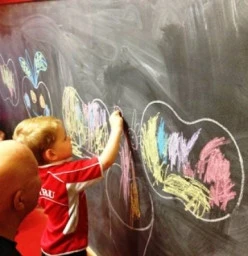 chalk on the walls at Parties at our venue in Adelaide