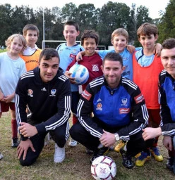 Sydney FC visiting Manly Vale FC juniors!