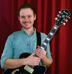 Your new guitar tutor, Sam Werner. A professional musician, songwriter, sound engineer, and tutor.