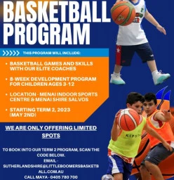 Little Boomers Basketball Sutherland Shire Menai 1