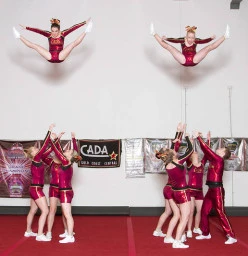 All Star Cheerleading including cheer & pom routines, Tumbling, Stunting & Tricking!