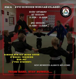 SMA - Kinder Ninjas 4yo Class