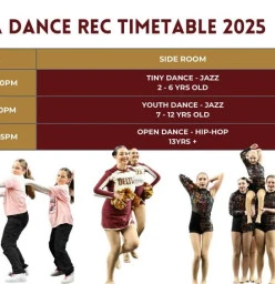Rec Timetable 2025