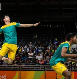Australian badminton athletes at the 2016 Rio Olympic Games