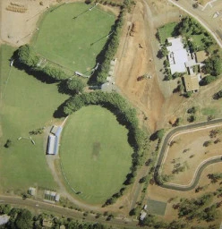 Tracy Village sporting grounds, fully equiped for baseball, aussie rules football and cricket.