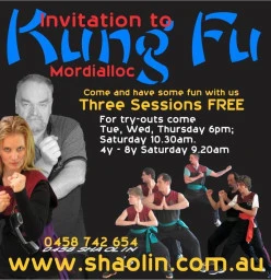 Shaolin Kung Fu for young and less young