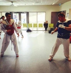 A bit of sparring on a Saturday!